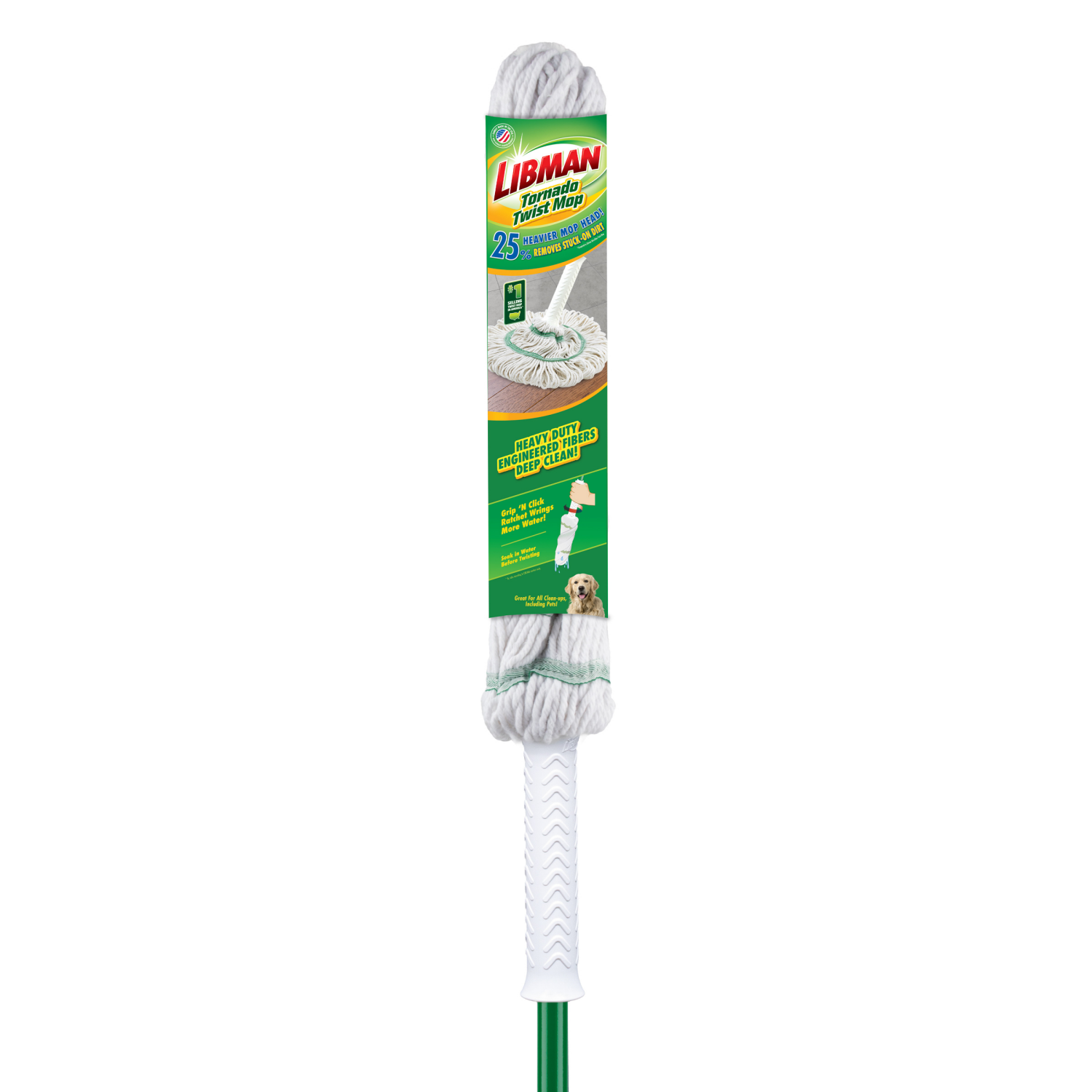 slide 1 of 5, Libman White Tornado Twist Mop, 1 ct