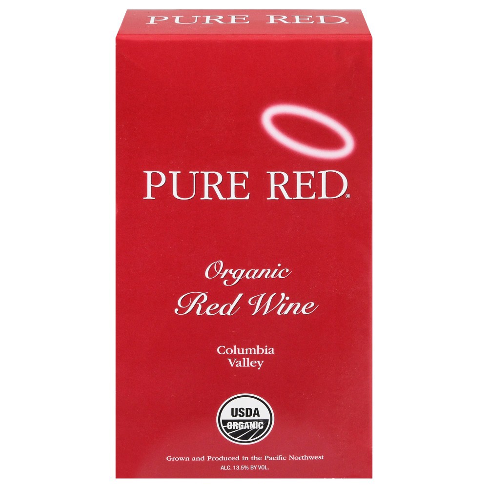 slide 1 of 1, Pure Red Badger Mountain Red Wine, 3 liter