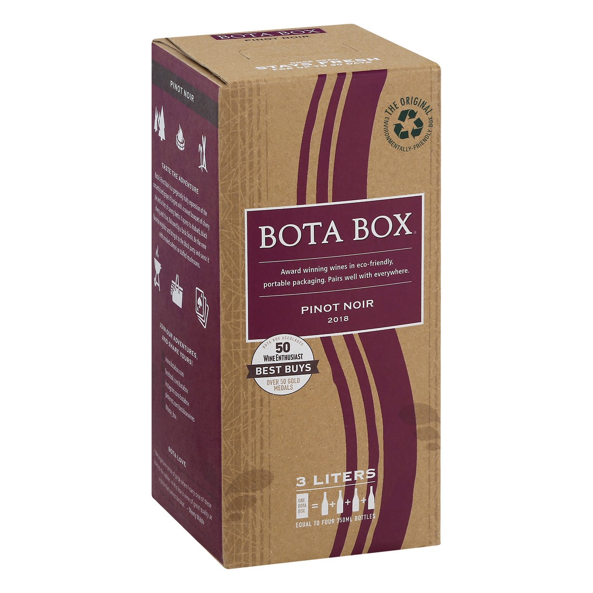 slide 2 of 9, Bota Box Pinot Noir, 3 liter