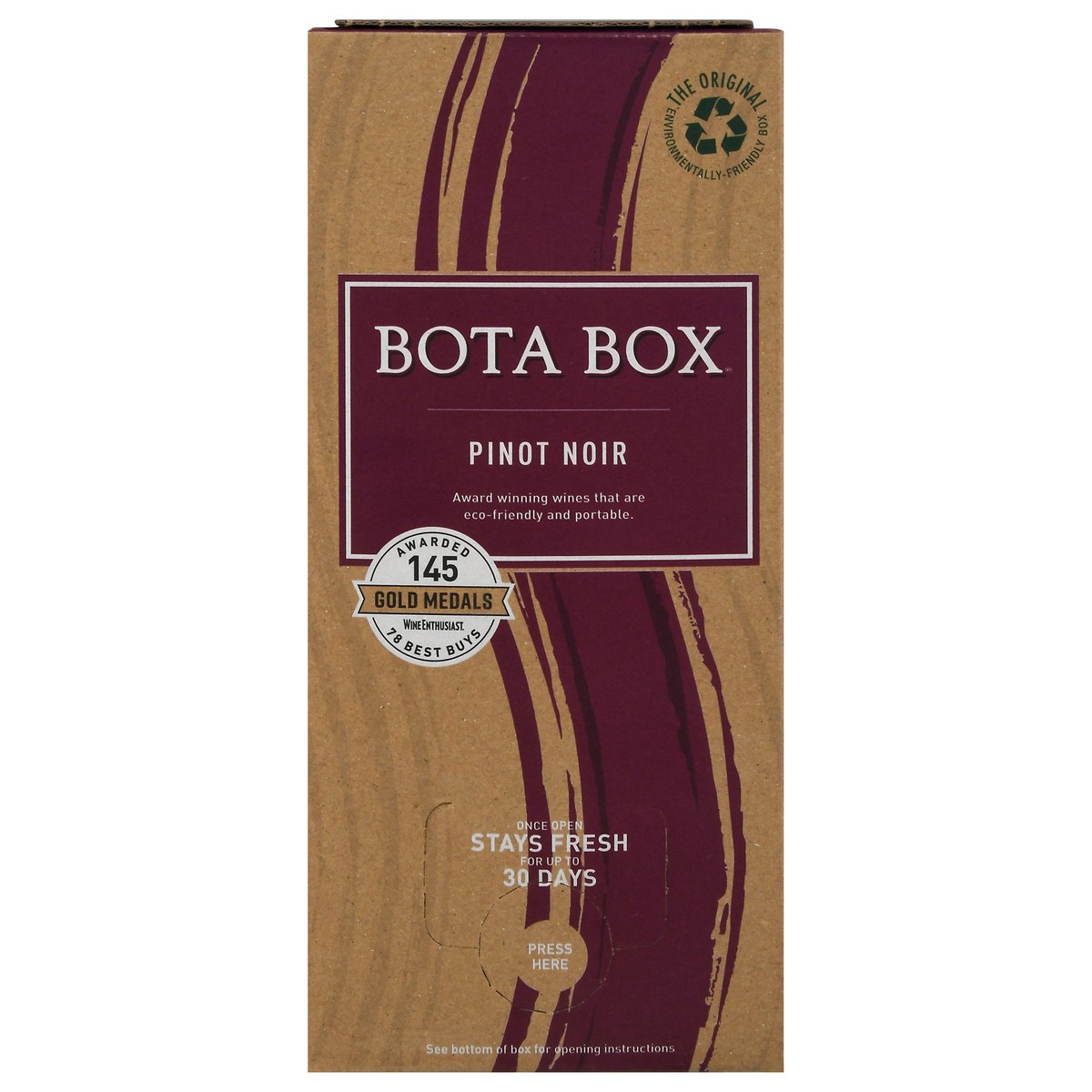 slide 1 of 9, Bota Box Pinot Noir, 3 liter