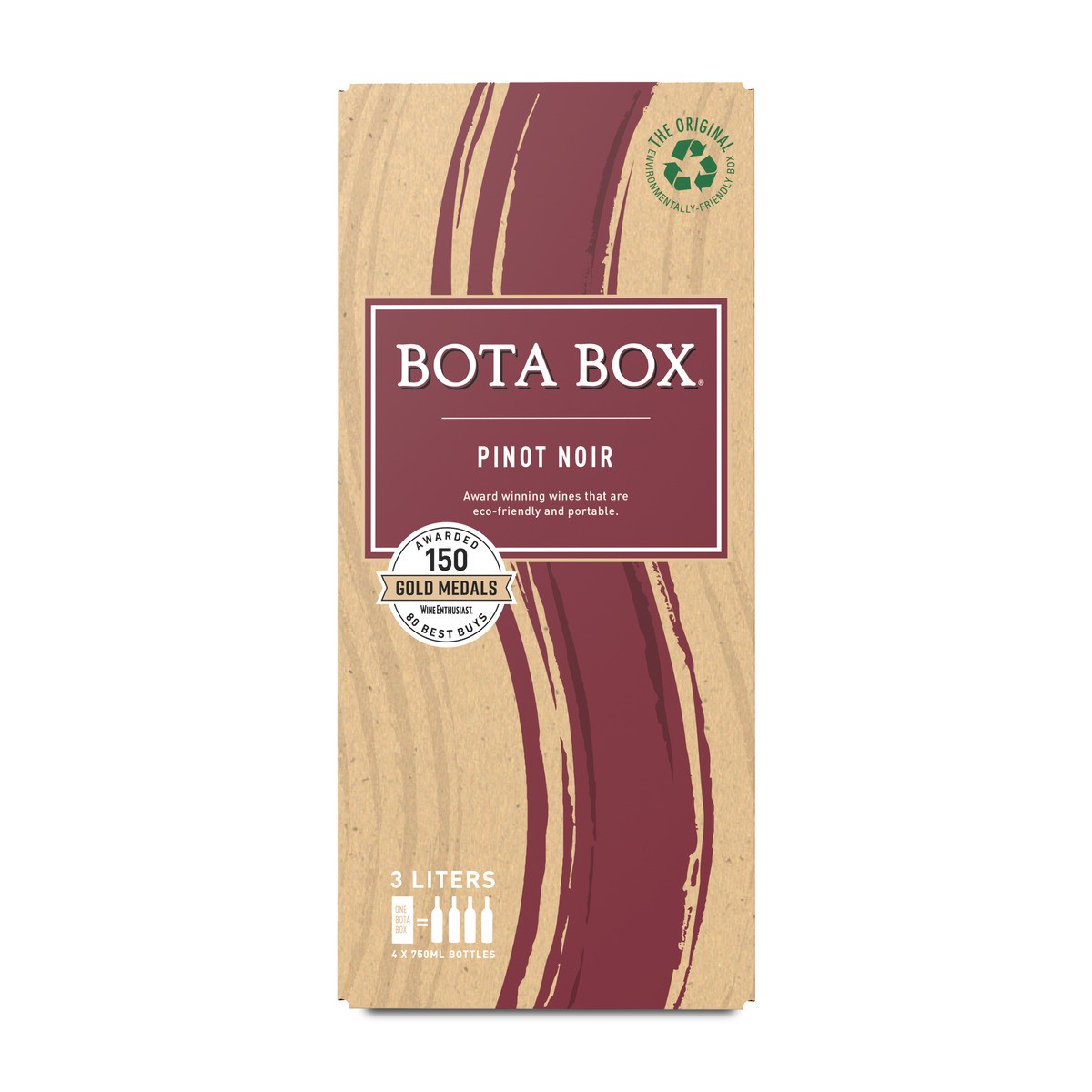 slide 1 of 9, Bota Box Pinot Noir, 3 liter