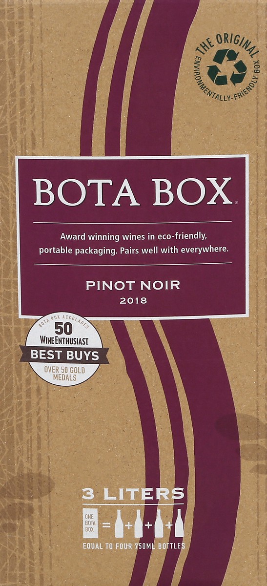 slide 5 of 9, Bota Box Pinot Noir, 3 liter