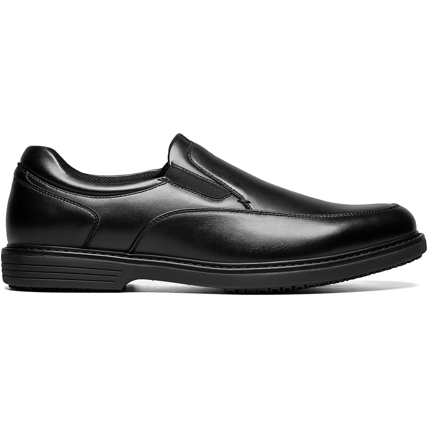 slide 3 of 4, Nunn Bush Men's Slip On Shoes, Black, Size 9, Size 9