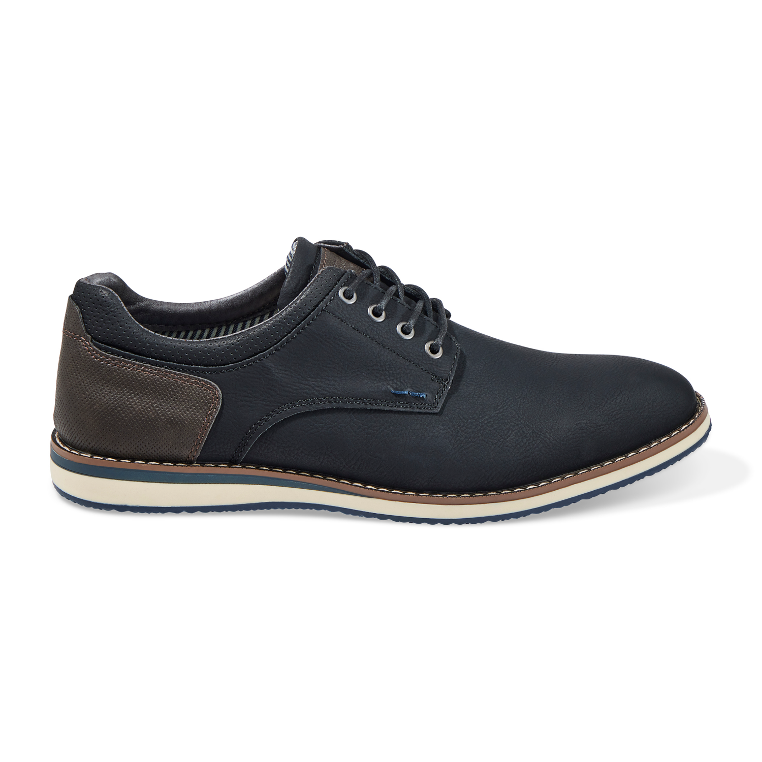 slide 5 of 6, Nunn Bush Men's Hyde II PT Oxford, Black, Size 10, Size 10