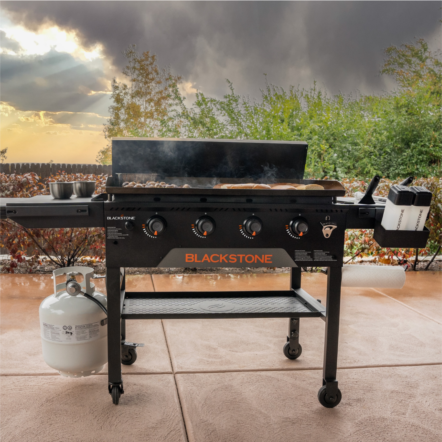 slide 2 of 4, Blackstone Tabletop Griddle 17", 17 in