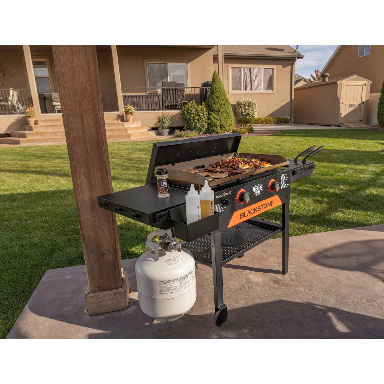 slide 3 of 4, Blackstone Griddle 28" Package, 28 in