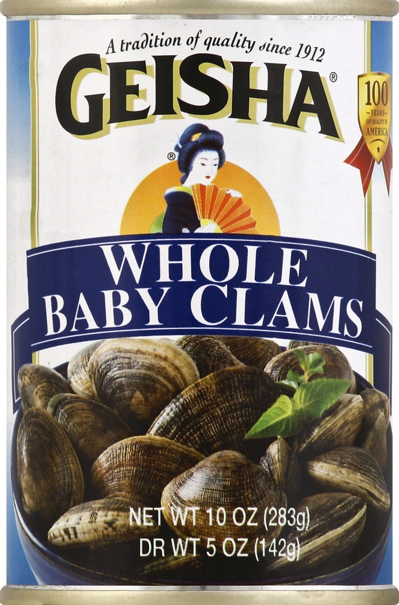 slide 2 of 2, Geisha Whole Baby Clams, 10 oz