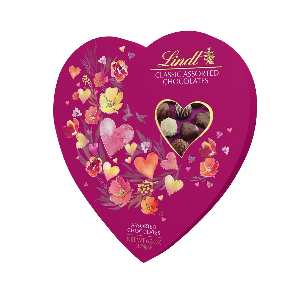 slide 3 of 3, Lindt Valentine Classic Assorted Chocolates, 6.3 oz