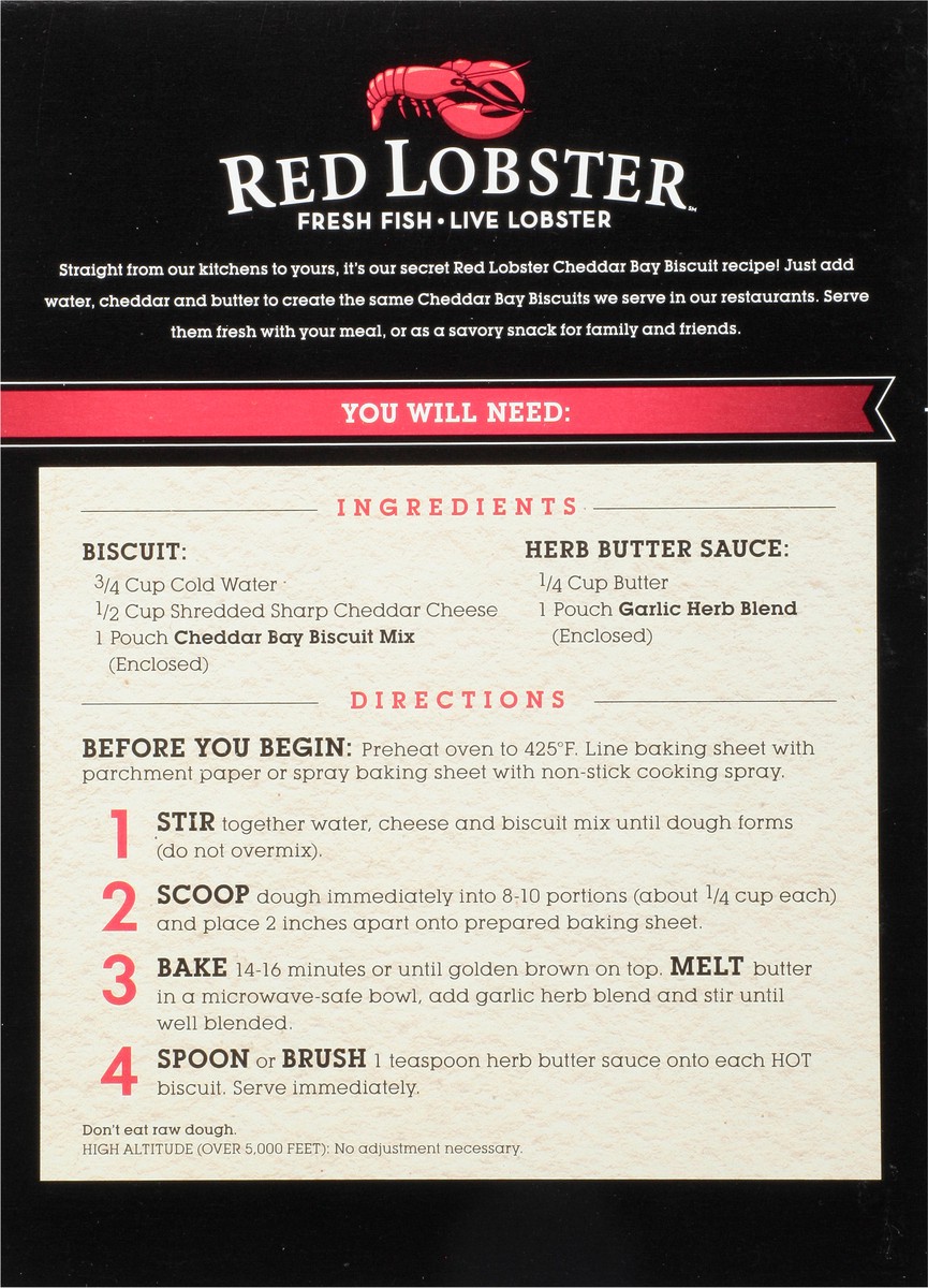 slide 4 of 9, Red Lobster Cheddar Bay Biscuit Mix - 11.36oz, 11.36 oz
