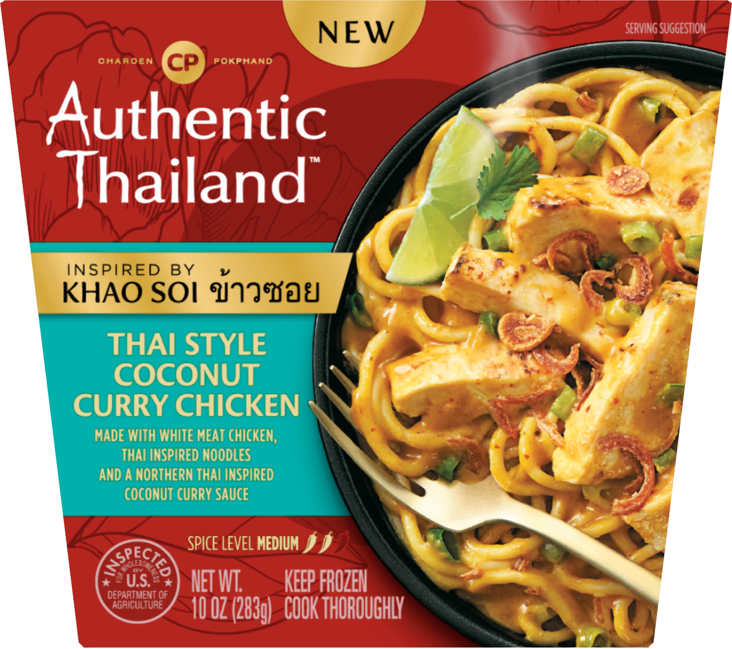 slide 1 of 1, Authentic Asia Thai Coconut Curry Noodles 10oz (Frozen Dinner), 10 oz