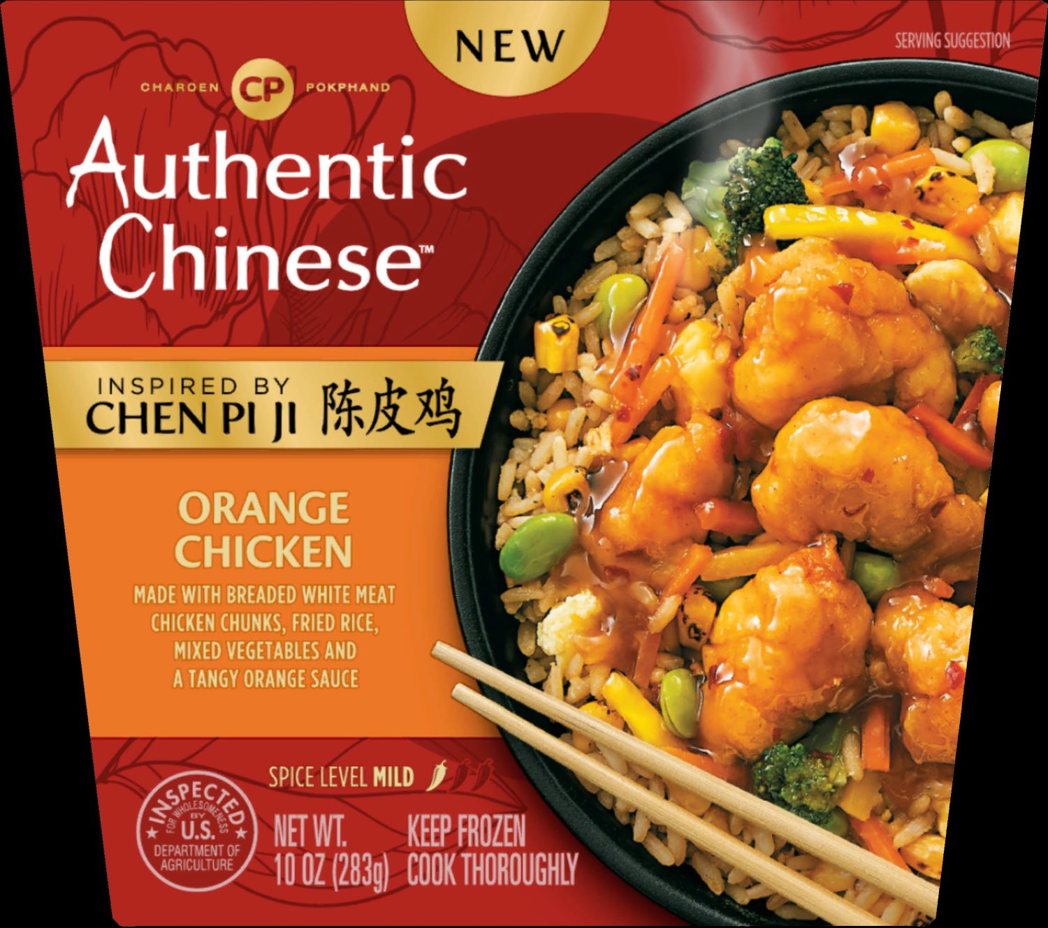slide 1 of 1, Auth Asia Orange Chicken, 10 oz