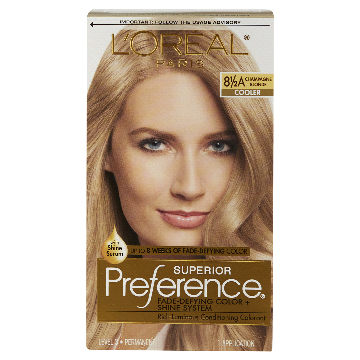 slide 1 of 1, L'Oréal Superior Preference Fade-Defying Color + Shine System - 8.5A Champagne Blonde, 1 ct