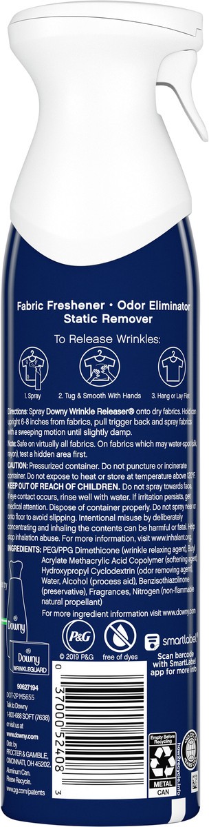 slide 3 of 4, Downy WrinkleGuard Wrinkle Releaser Fabric Spray, Fresh, 9.7 oz, 9.7 oz