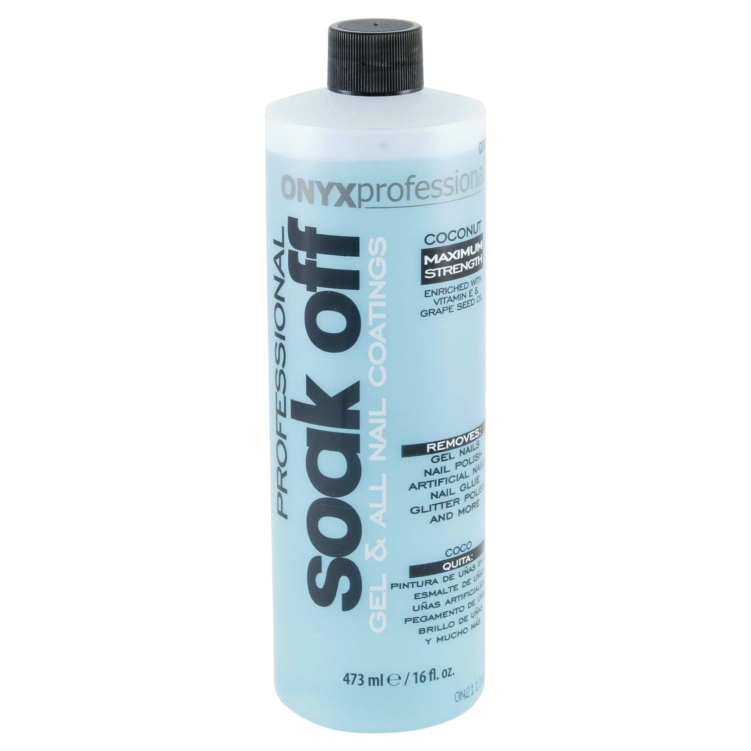 slide 1 of 3, Onyx Professional Gel & All Nail Coating, Coconut, 16 oz