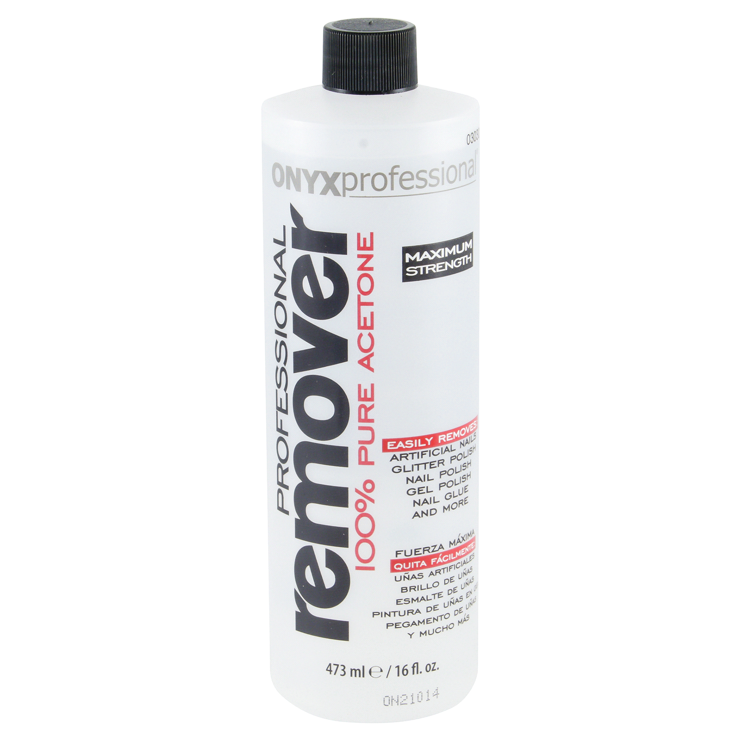 slide 1 of 3, Onyx Professional 100% Pure Acetone Maximum Strength Nail Polish Remover, 16 oz