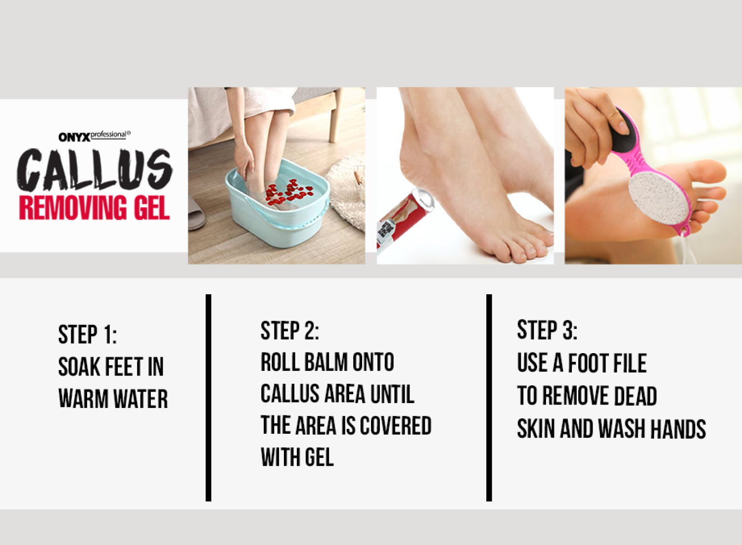 slide 3 of 4, Onyx Professional-Callus Removing Gel, 3.5 oz