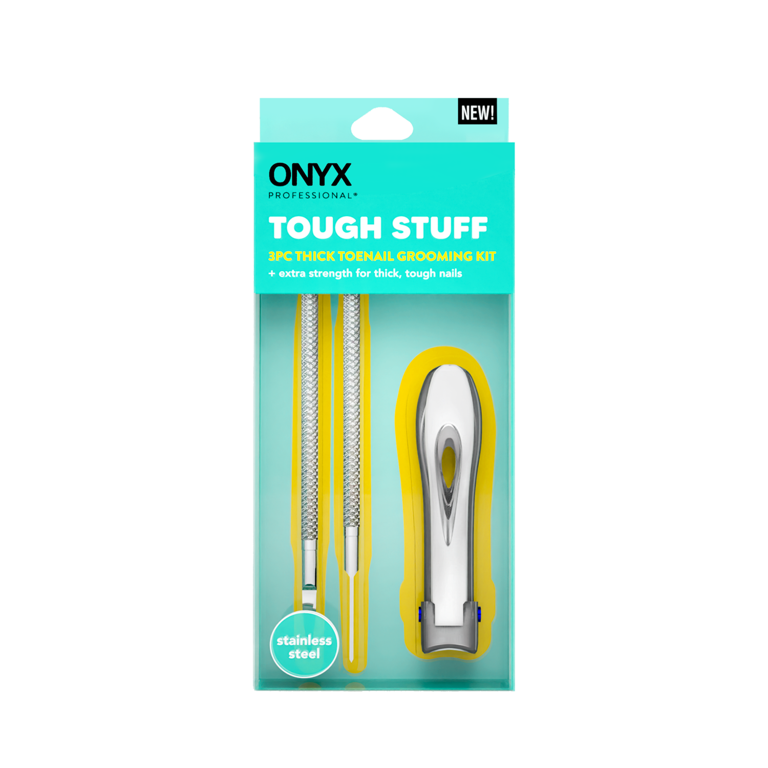 slide 1 of 2, ONYX PROFESSIONAL Onyx Tough Stuff Thick Toenail Grooming Kit, 3 ct