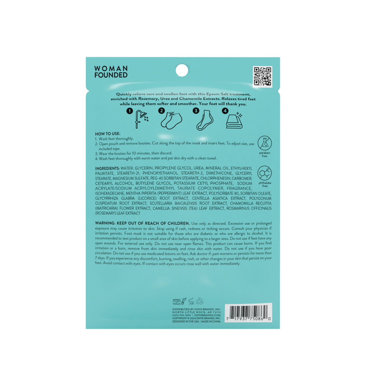 slide 2 of 2, ONYX PROFESSIONAL Onyx Foot Rescue Epsom Salt Mask 1.35oz, 1.35 oz