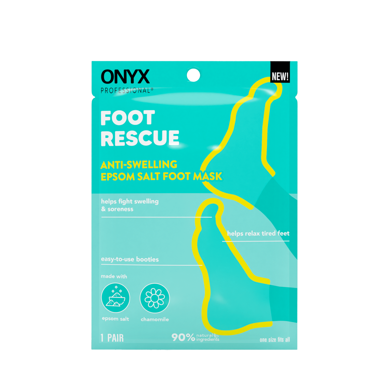 slide 1 of 2, ONYX PROFESSIONAL Onyx Foot Rescue Epsom Salt Mask 1.35oz, 1.35 oz