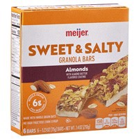 slide 13 of 17, Meijer Chewy Sweet & Salty Nut Granola Bars, 6 ct