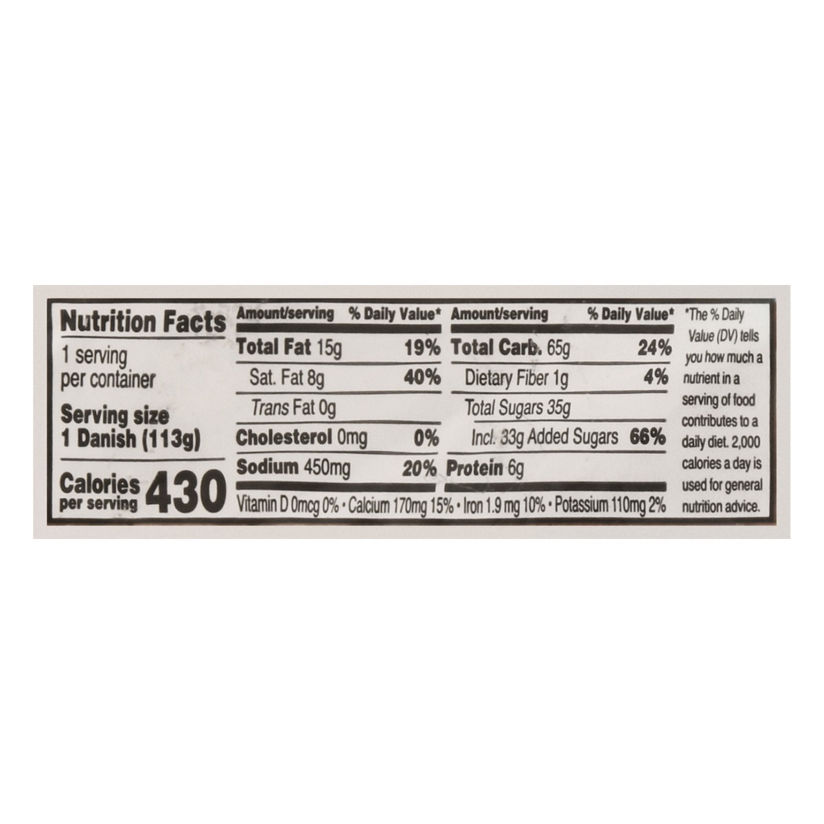 slide 2 of 13, FOUR DOTS Cheese Danish, 4 oz