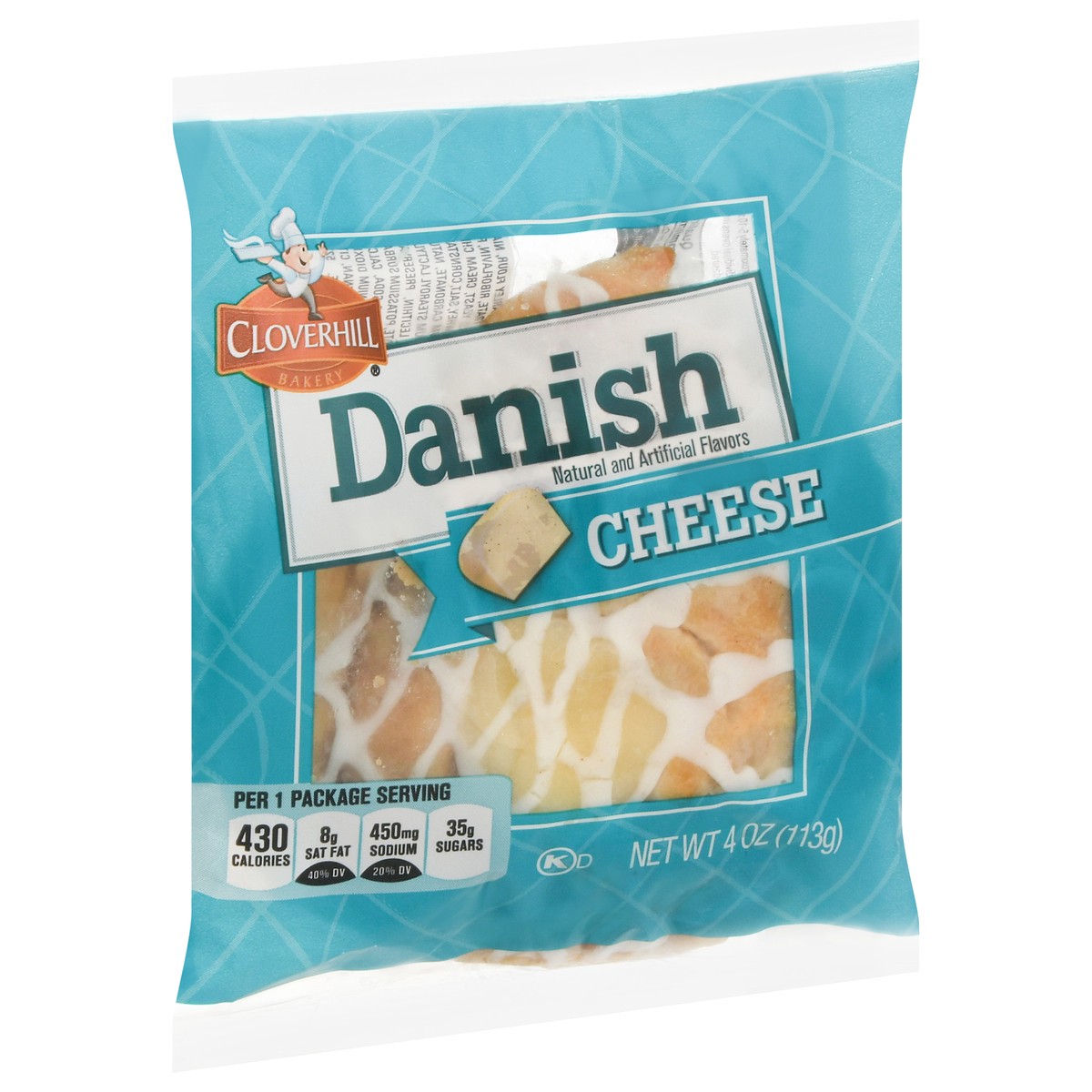 slide 13 of 13, FOUR DOTS Cheese Danish, 4 oz