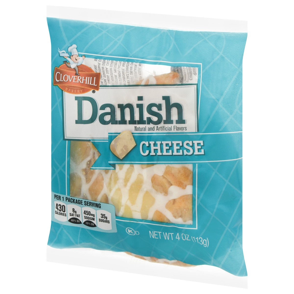 slide 5 of 13, FOUR DOTS Cheese Danish, 4 oz