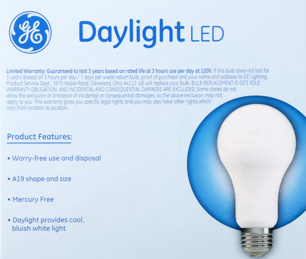 slide 5 of 9, GE 2 Pack 12 Watts Classic Shape Daylight LED Light Bulbs 2 ea, 2 ct
