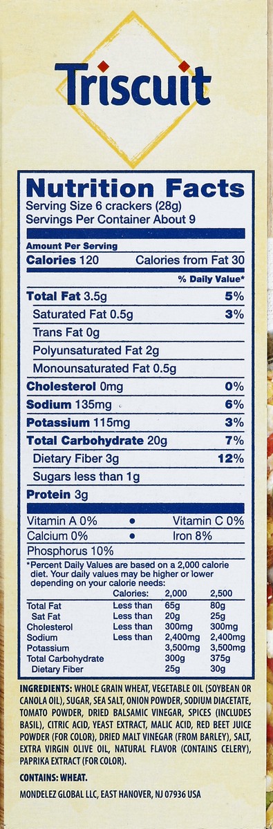 slide 6 of 8, Triscuit Crackers 9 oz, 9 oz