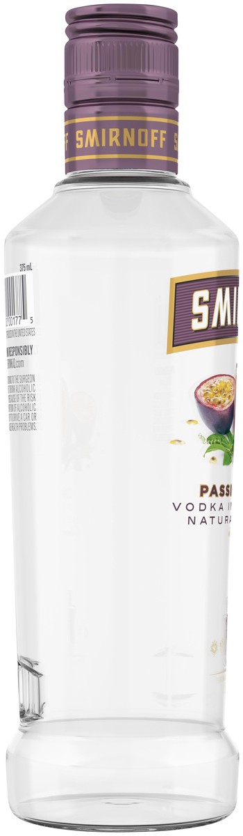 slide 6 of 8, Smirnoff Passion Fruit (Vodka Infused with Natural Flavors), 375 ml