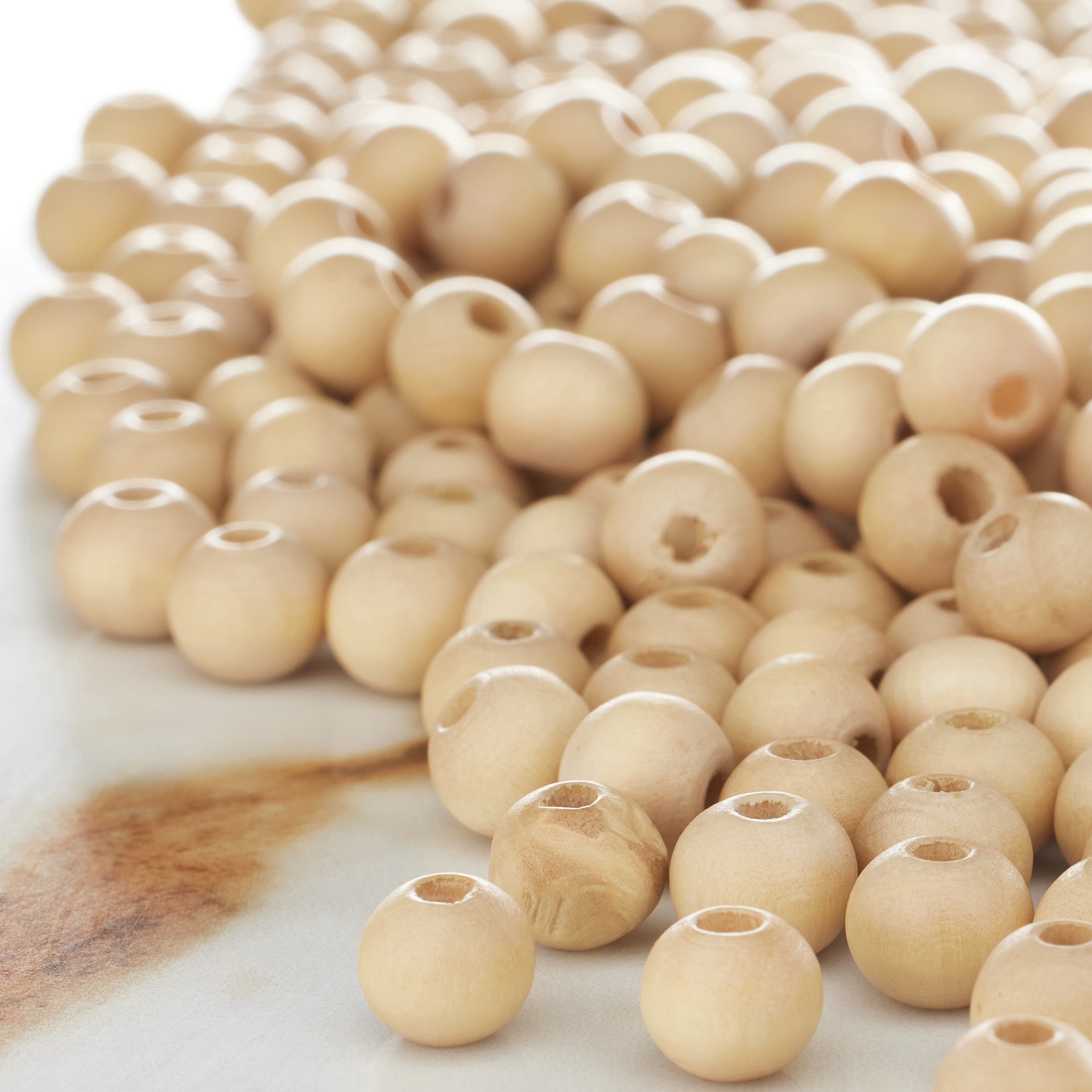 slide 2 of 4, Wood Round Beads By Bead Landing, 8mm, 8mm