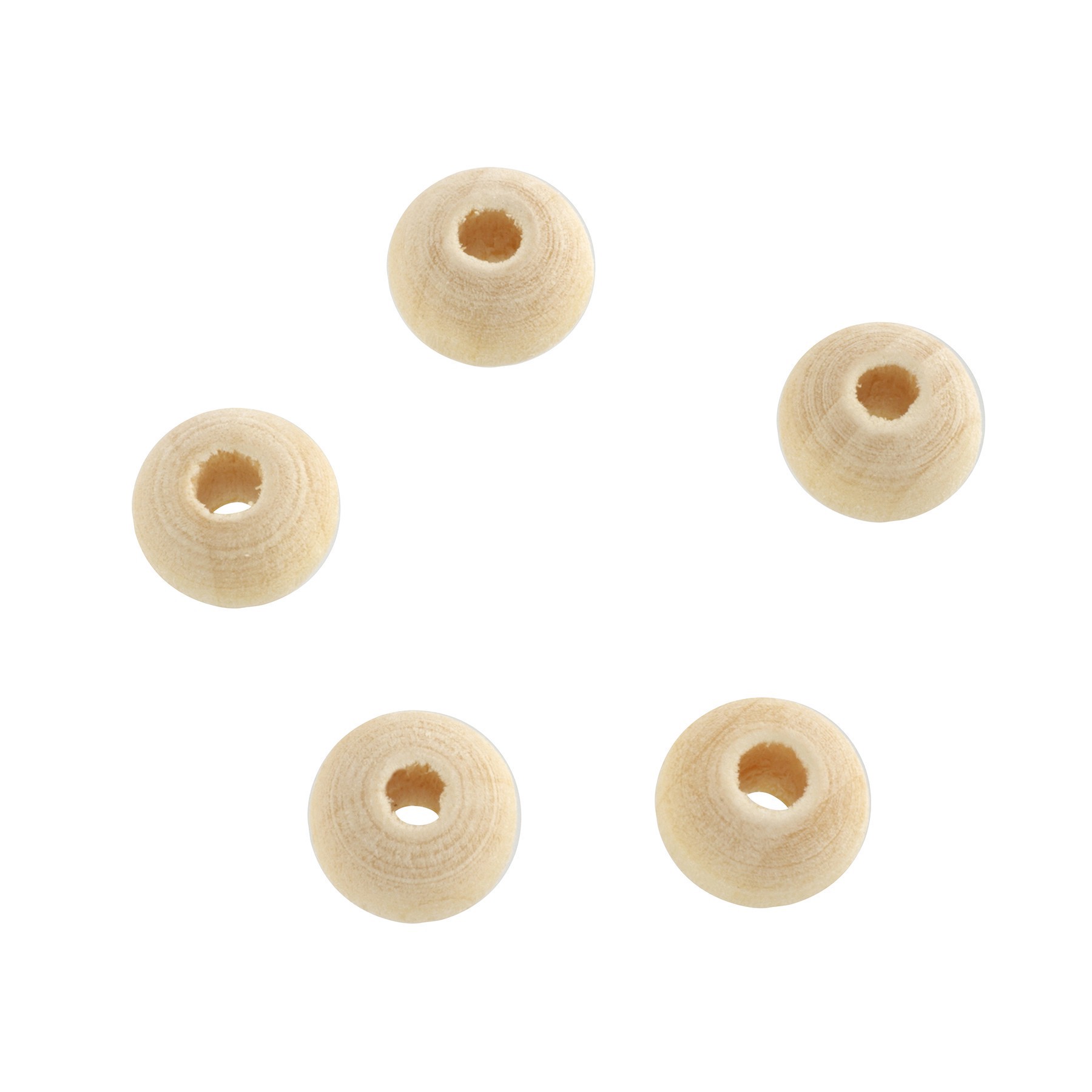 slide 3 of 4, Wood Round Beads By Bead Landing, 8mm, 8mm