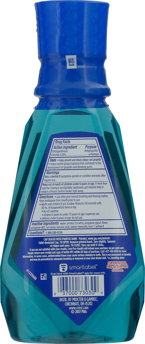 slide 5 of 9, Crest Pro Health Intense Clean Mint Mouthwash 16.9 oz, 16.9 fl oz