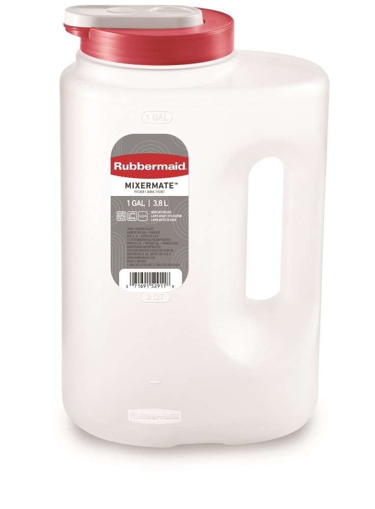 slide 1 of 1, Rubbermaid Mixermate Pitcher, 1 gal