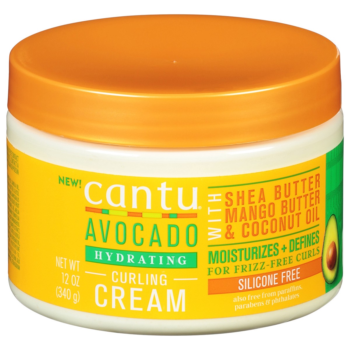 slide 2 of 9, Cantu Hydrating Avocado Curl Cream, 12 oz