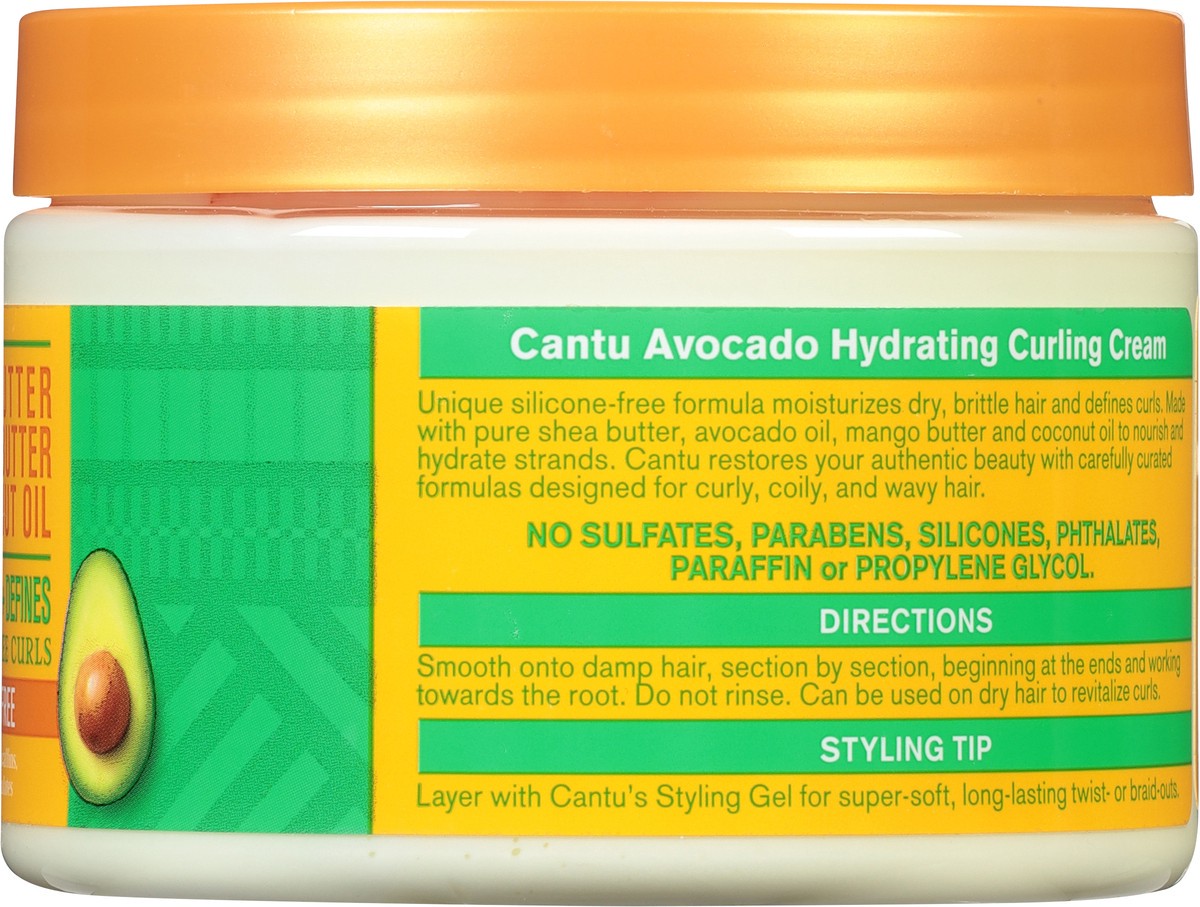 slide 8 of 9, Cantu Hydrating Avocado Curl Cream, 12 oz