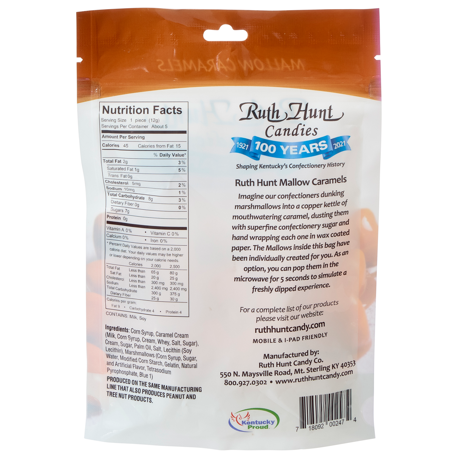 slide 2 of 3, Ruth Hunt Mallow Caramels 4oz, 4 oz