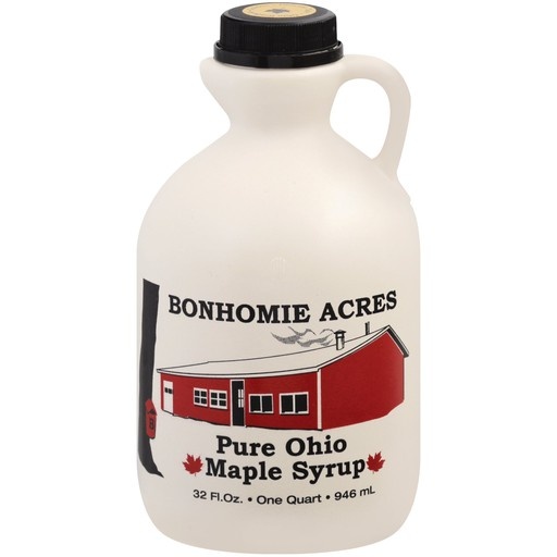 slide 1 of 1, Bonhomie Acres Maple Syrup, Pure Ohio, 1 ct