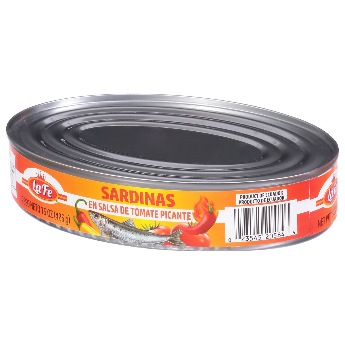 slide 2 of 12, La Fe Sardines in Hot Tomato Sauce 15 oz, 15 oz