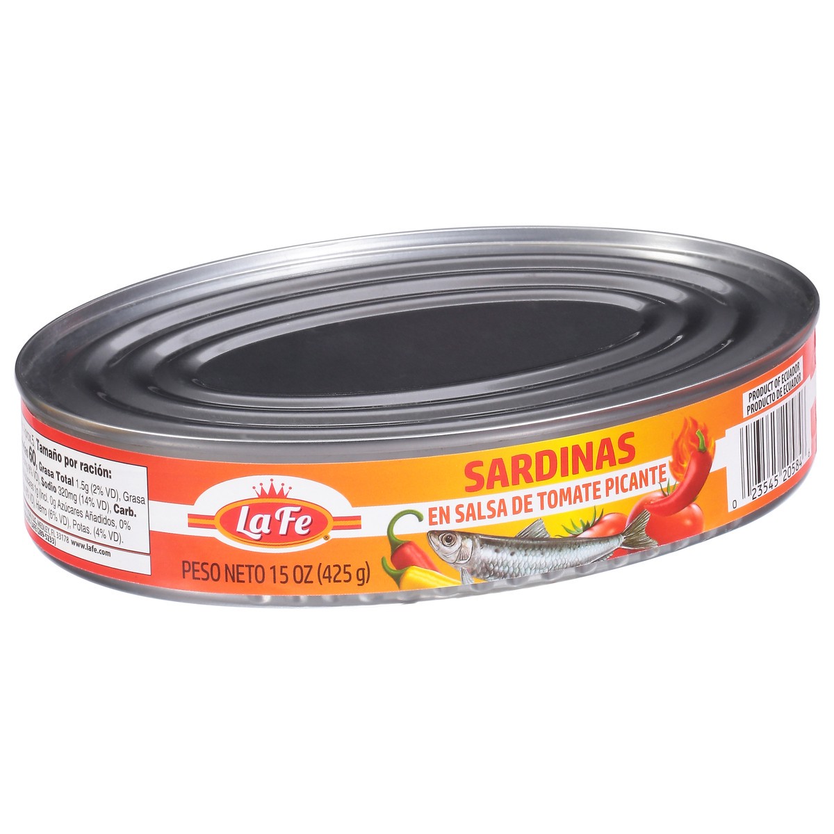 slide 7 of 12, La Fe Sardines in Hot Tomato Sauce 15 oz, 15 oz