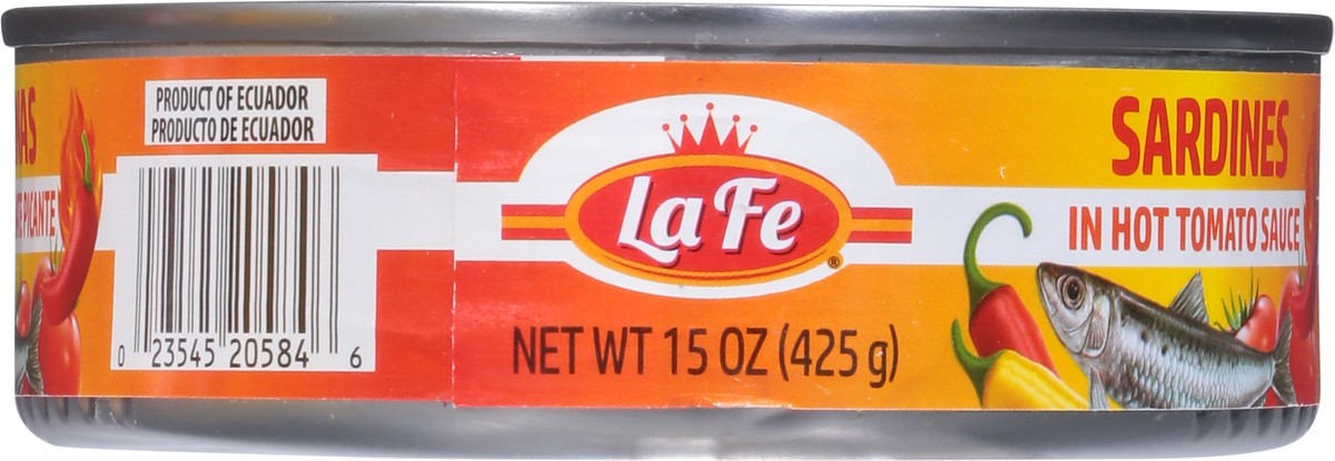 slide 9 of 12, La Fe Sardines in Hot Tomato Sauce 15 oz, 15 oz