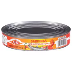 La Fe Sardines in Hot Tomato Sauce 15 oz