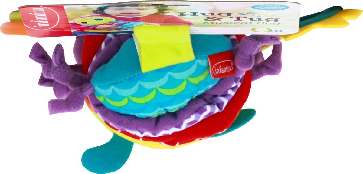slide 7 of 11, Infantino Hug & Tug Musical Bug 0+ Months Toy 1 ea, 1 ct