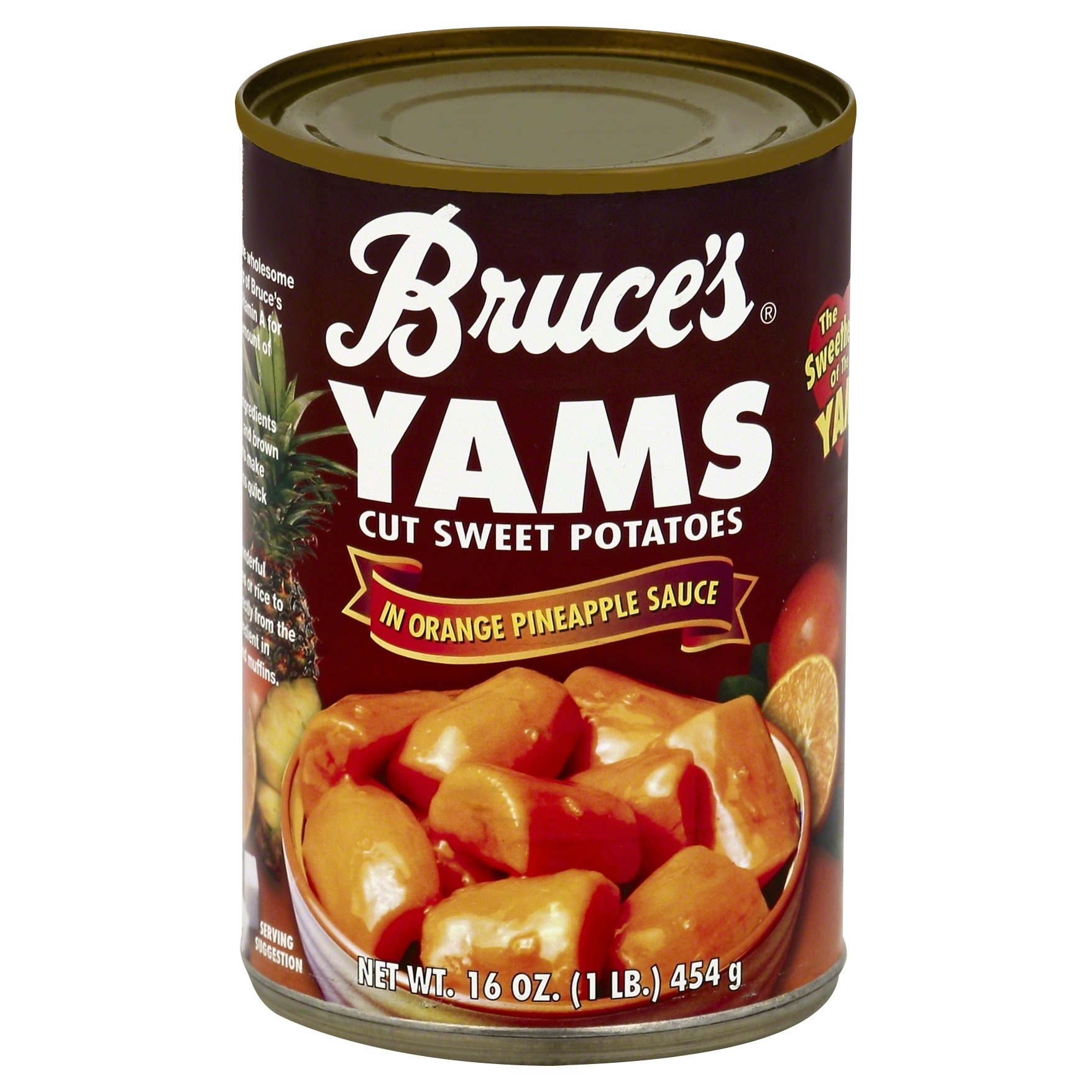 slide 1 of 1, Bruce's Yams in Orange Pineapple Sauce, 16 oz