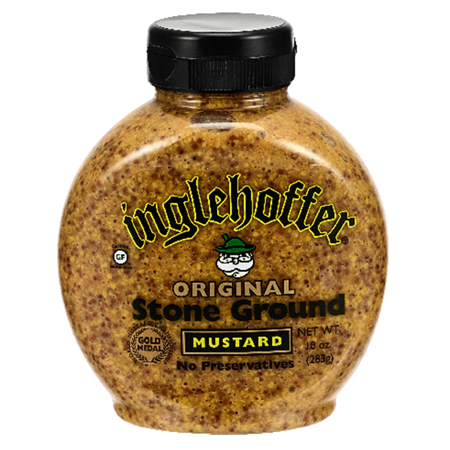 slide 1 of 1, Inglehoffer Stone Ground Original Mustard 10 oz, 10 oz