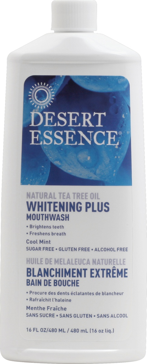 slide 5 of 6, Desert Essence Tea Tree Oil Whitening Mouthwash, 16 fl oz