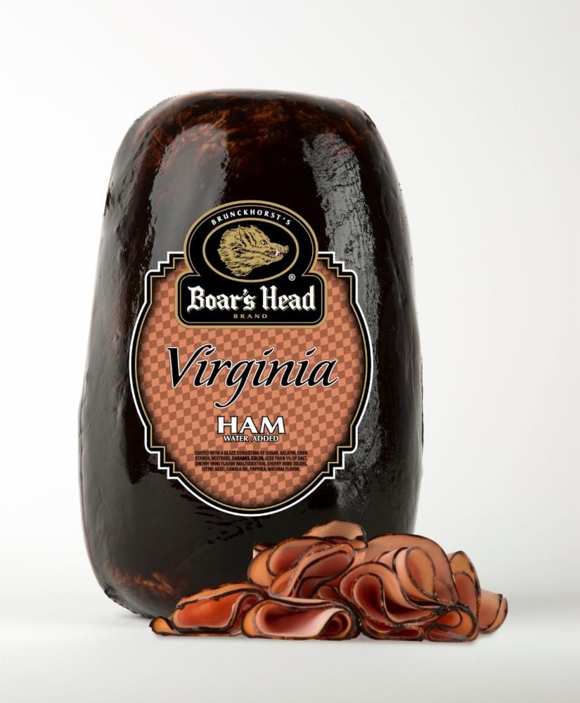 slide 1 of 1, Boar's Head Smoked Virginia Ham, per lb