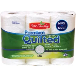 Our Family Soft & Strong Premium Quilted Bath Tissue