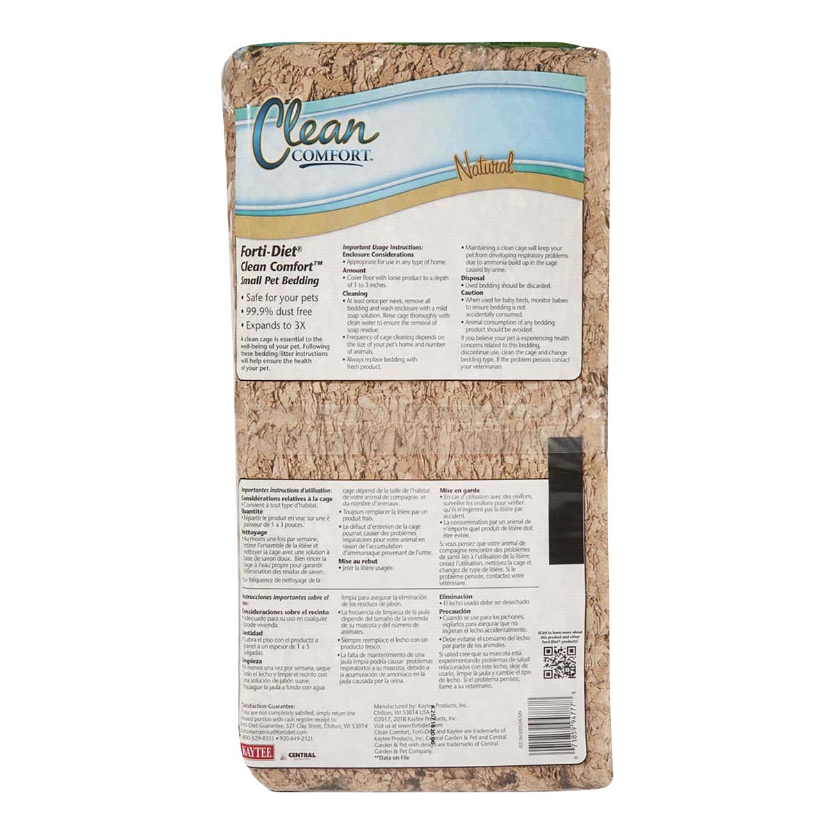 slide 2 of 3, Kaytee Clean Comfort Natural Bedding, 24.6 liter
