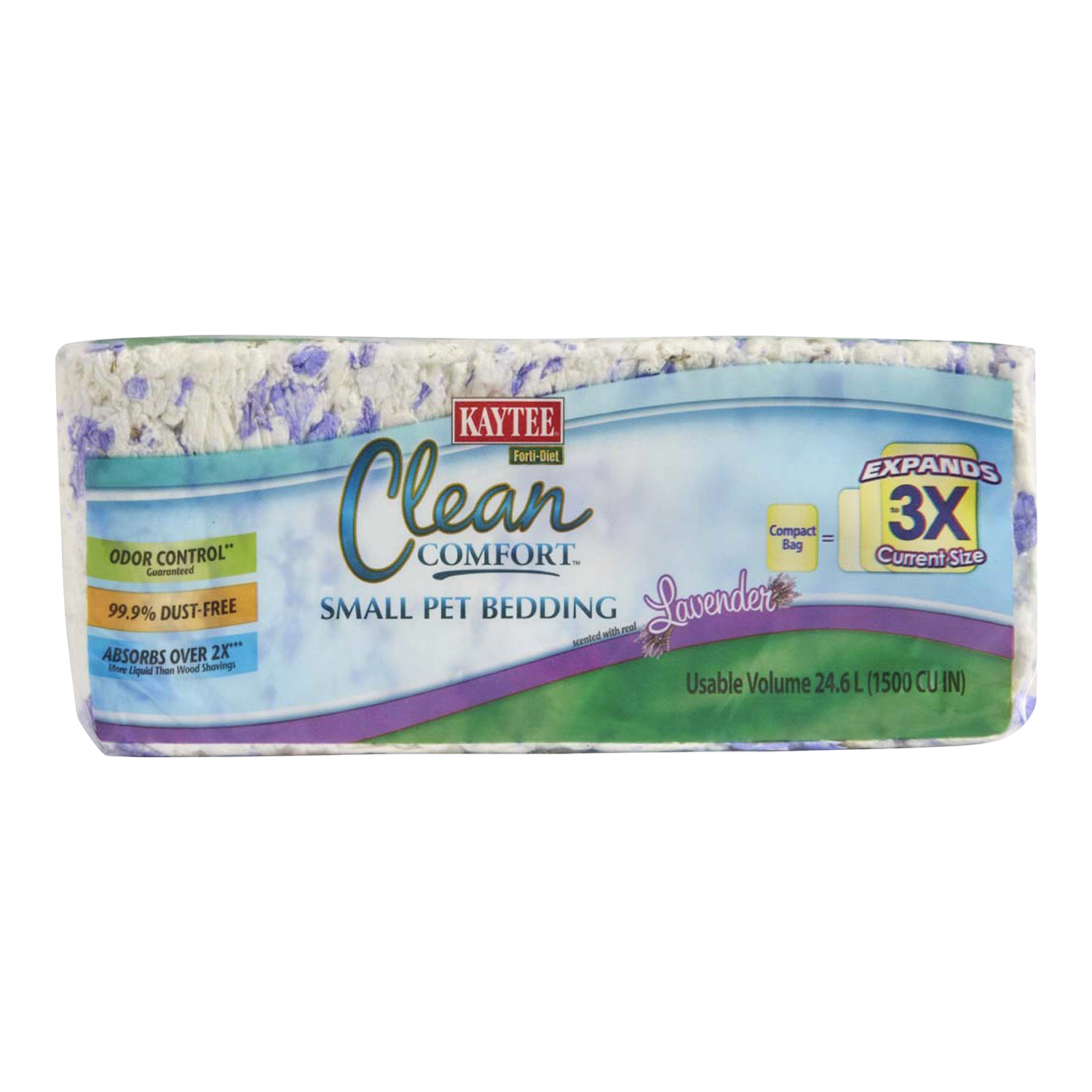 slide 2 of 2, Kaytee Clean Comfort Small Pet Bedding Lavender - 24.6L, 24.6 liter